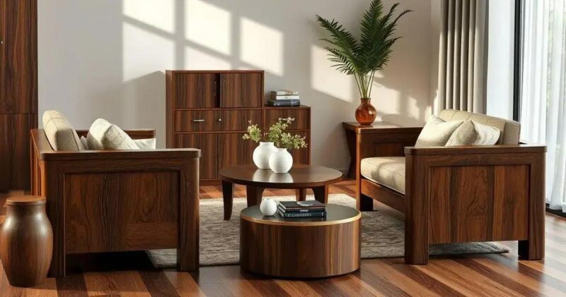 Acabamento amadeirado