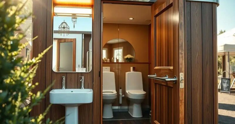 banheiro quimico de luxo