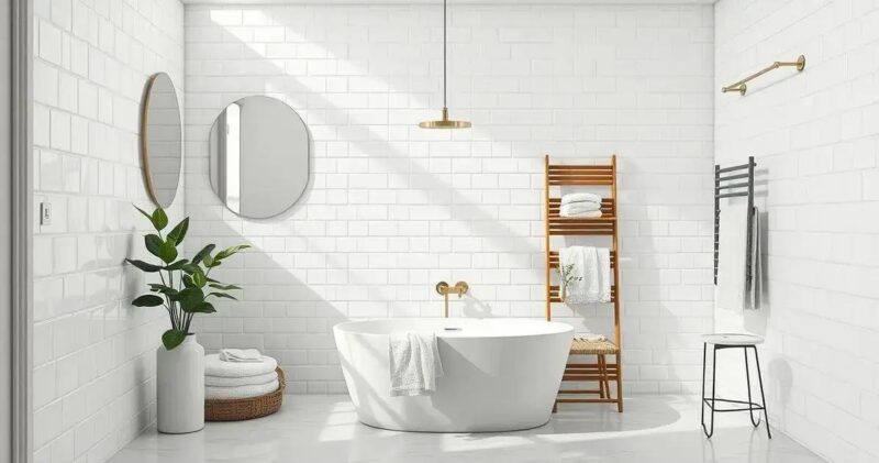 banheiro todo branco